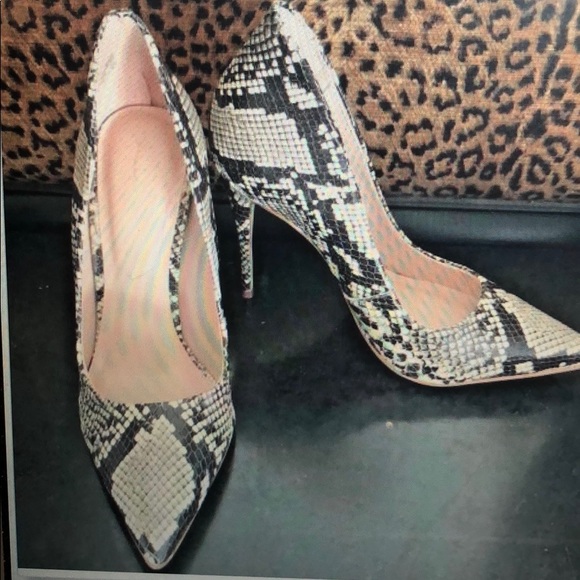 aldo snake print shoes